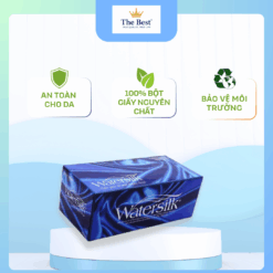 Hộp giấy rút lụa để bàn 120 tờ Water silk