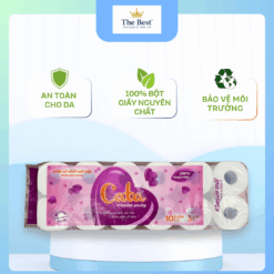 Giấy vệ sinh Cata 12 cuộn - có lõi