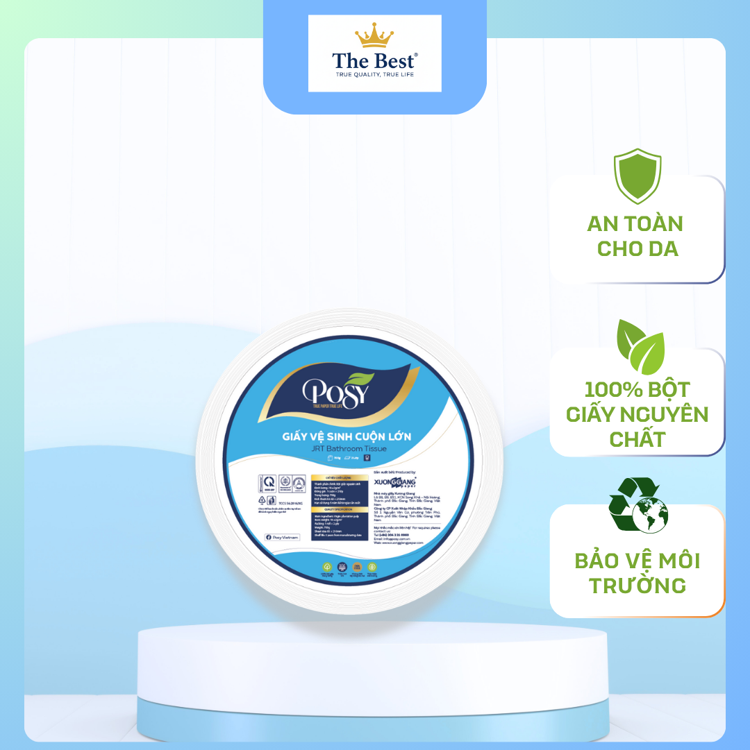 Giấy vệ sinh cuộn lớn Posy