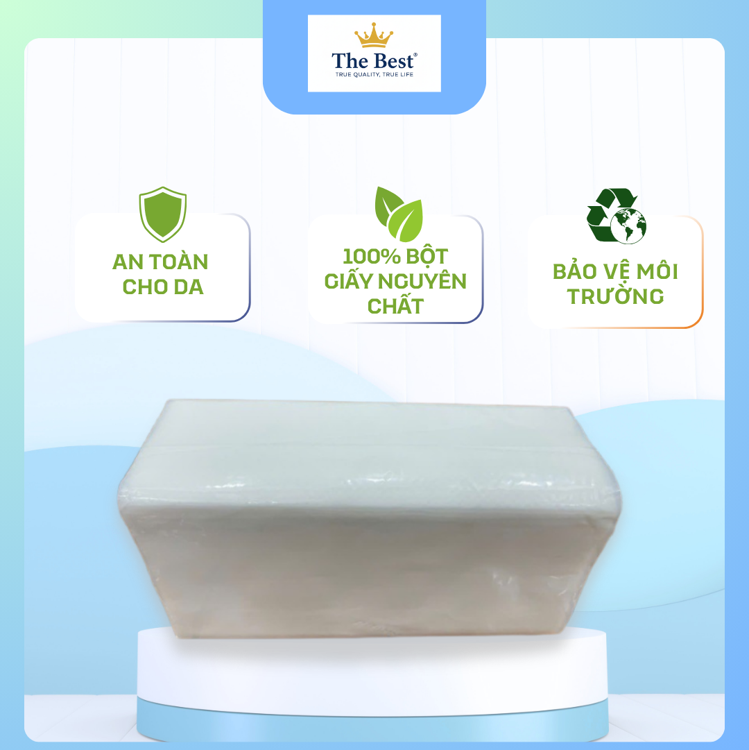 Khắn giấy lau tay đa năng 2 lớp